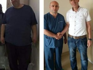 Üç çocuk babası Arıkan, 229 kilodan 78 kiloya düştü