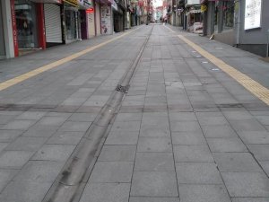 Kırmızı kategoride bulunan Giresun’da caddeler boş kaldı