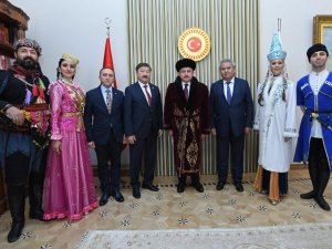 TBMM Başkanı Şentop, TÜRKSOY heyetini ağırladı