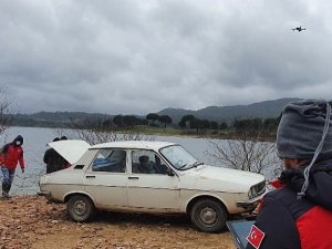 Muğla’da kaçak sazan balığı avlayan şahıs drone ile yakalandı