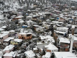 Aydın’da kar sevinci
