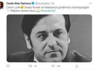 Luran Ahmeti’nin ölümü sanat dünyasını yasa boğdu