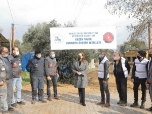 DEÜ Kiraz’da bölgenin ilk kanatlı hayvan çiftliğini kuruyor