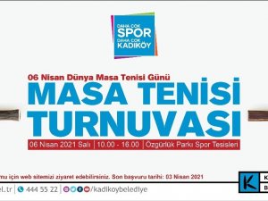 Masa tenisi meraklıları Kadıköy’de buluşuyor