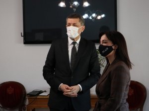 Milli Eğitim Bakanı Selçuk, Arnavutluk Başbakanı Rama ile görüştü