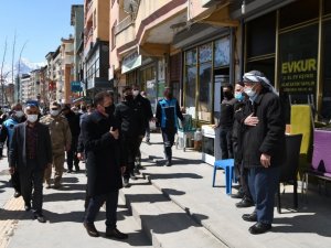 Vali Akbıyık’tan korona virüs tedbirleri denetimi