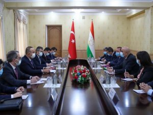 Çavuşoğlu, Tacikistan Temsilciler Meclisi Başkanı Zokirzoda ile görüştü