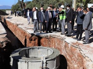 Hisarönü- Ovacık kanalizasyonun 69 Km’si tamamlandı
