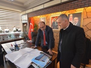 Başkan Çöl İSTAFDER yeni hizmet binasının projesini inceledi