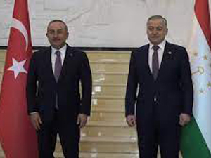 Çavuşoğlu, Tacikistanlı mevkidaşı Muhriddin ile görüştü