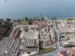 Beykoz’un sembolik değerlerinden Paşabahçe cam fabrikasının son hali havadan görüntülendi
