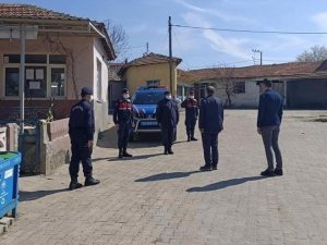 Bir köy karantinaya alındı