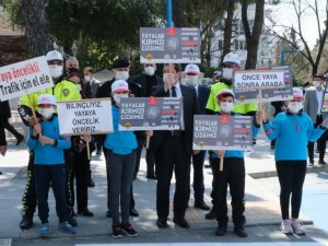 Muğla’da ‘Yayalar kırmızı çizgimiz’ etkinliği