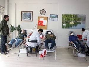 Muğlalı ormancılar kan bağışladı