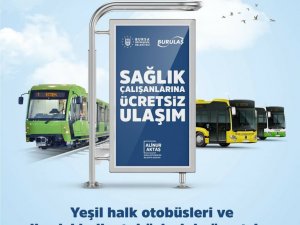 Sağlıkçılara bayram sonuna kadar ulaşım ücretsiz