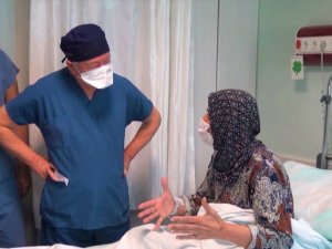 Hamile olduğunu zanneden kadının karnından 8 kiloluk kitle çıktı