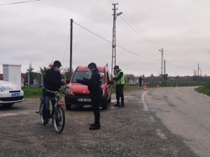 Alaçam jandarmadan HES kodu uygulaması