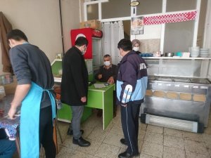 Belediye personelinden Korona virüs denetimleri