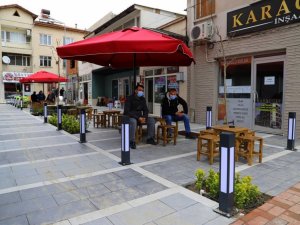 Saruhanlı’da atıl durumdaki çarşı yenilenerek hayat buldu