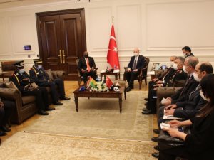 Bakan Soylu, Gine Bissaulu mevkidaşı Cande’yi kabul etti