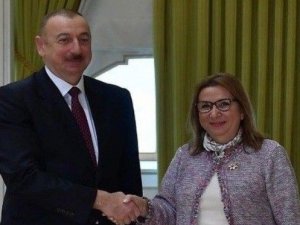 Bakan Pekcan Azerbaycan Cumhurbaşkanı Aliyev tarafından kabul edildi