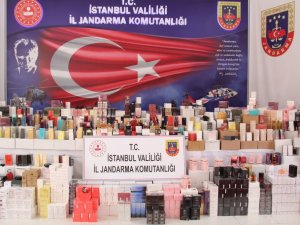 Jandarmadan sahte parfüm operasyonu:20 bin şişe sahte parfüm ele geçirildi