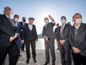 Başkan Soyer, selden etkilenen Balabandere Göletinde inceleme yaptı