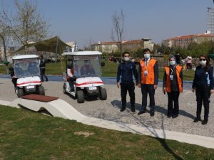 Atatürk Kent Park’ta Covid-19 denetimi