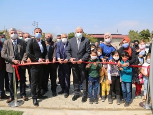Ovaeymir çocuk parkı açıldı