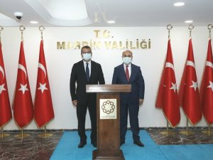 Azerbaycan Ankara Büyükelçisi Hazar İbrahim, Vali Demirtaş ile bir araya geldi