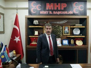 MHP Siirt İl Başkanı Cantürk: "Karşınızda eski Türkiye yok, haddinizi bilin"