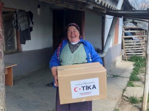 TİKA’dan Doğu Makedonya’da gıda paketi desteği