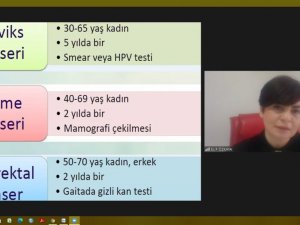 Dr. Özkaya: “Meme kanseri riskine karşı kadınlar her ay muayene olmalı”