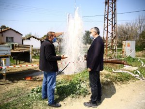 Dalama Mahallesi’nde eski tarımsal sulama kuyusu yeniden faaliyete geçirildi