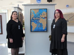 "Farklı Bakış" hat sergisi, Üsküdar’da sanatseverlere kapılarını açtı