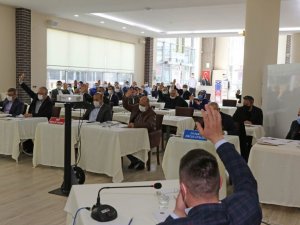 Bafra Belediyesi meclis toplantısı
