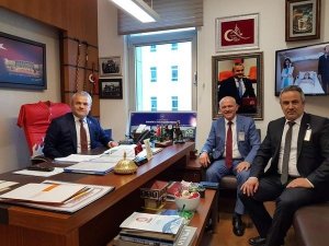 Genel Sekreter Uzun, milletvekilleri Ünal ve Güneş ile bir araya geldi