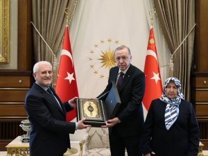 Cumhurbaşkanı Erdoğan, Şehit Savcı Kiraz’ın ailesini kabul etti