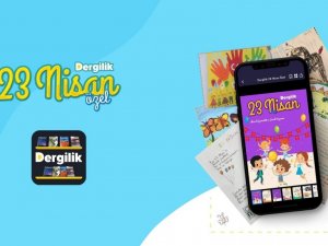 Çocuklar 23 Nisan’ı Dergilik’te kutluyor