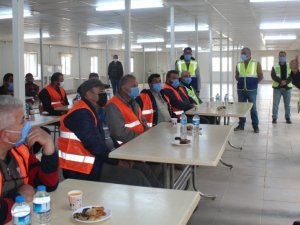 Hızlı Tren inşaatında görevli sürücülere jandarmadan eğitim