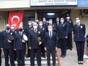 Vali Aksoy’dan Şehit Ali Rüştü Yetkin Polis Merkezi’ne ziyaret