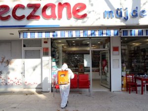 Çankaya’da dezenfekte çalışmaları tüm hızıyla devam ediyor