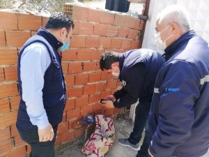Daire Başkanı Akbaş, endeks okuma personeli ile sahaya çıktı