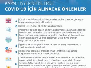 Sağlık Bakanlığı’ndan, “İşyeri/ofislerde Covid-19 için alınacak önlemler” açıklaması