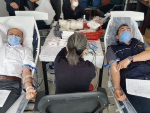 Kütahya Orman Bölge Müdürlüğü personelinden Kızılay’a kan bağışı