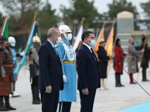 Cumhurbaşkanı Erdoğan, Libya Milli Birlik Hükümeti Başbakanı Dibeybe’yi  kabul etti