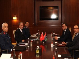 Bakan Akar, Libya Ulusal Birlik Hükümeti Başkanı Dibeybe ile görüştü