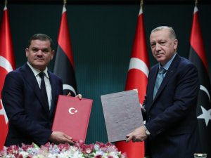 Cumhurbaşkanı Erdoğan: "Libya’da hak, adalet ve meşruiyet yerine darbenin ve darbecilerin yanında saf tutanlar bu katliamlara ortak olmuşlardır"
