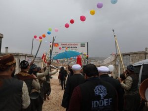 İDDEF, İdlib’deki 610 briket evin açılışını yaptı