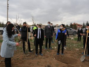 Polis Teşkilatı İçin Gölbaşı’nda ağaç dikimi gerçekleştirildi